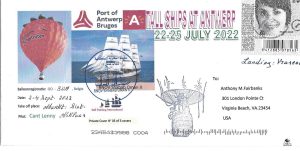 Tall Ships at Antwerp Postcard